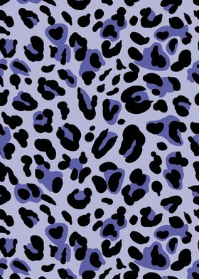 Very peri cheetah pattern
