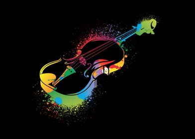 Colorful Violin Music