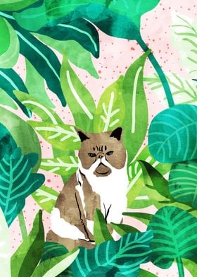 Tropical Glam Cat