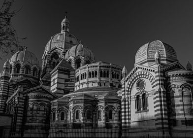 Major cathedral in B  W