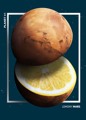 Lemon Mars Planet