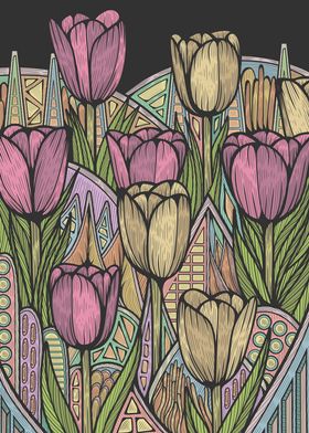 Colorful Tulips