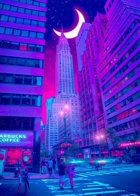 New York City Moon Light