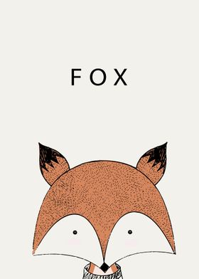 Cute Fox Portrait