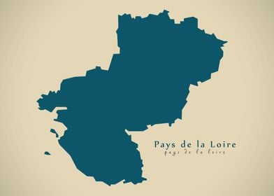 Pays de la Loire map