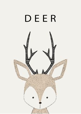 Cute Deer Portrait