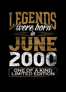 Legends born in 2000