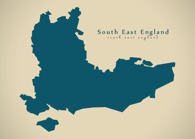 South East England map