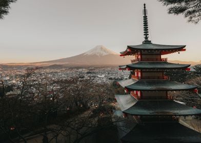 Chureito pagoda Tokyo