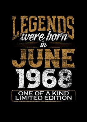 Legends born in 1968