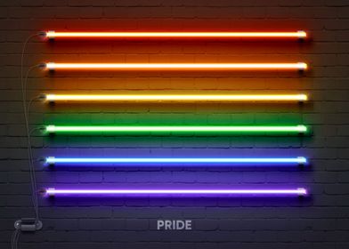 Pride neon sign