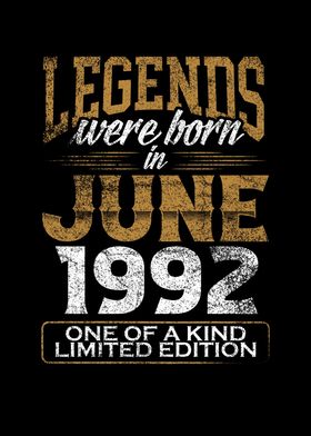Legends born in 1992
