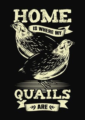 Quail Animal Lover Design