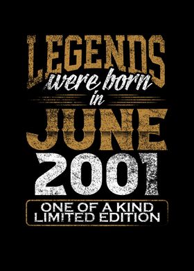 Legends born in 2001