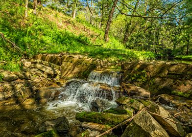 Small Mountain Waterfall