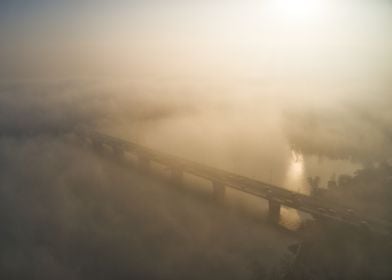 Bridge in the fog