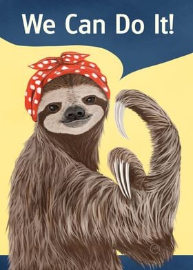 We Can Do It Sloth