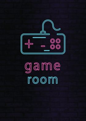 Game Room Gaming Neon