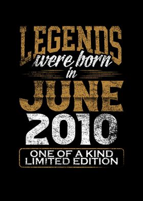Legends born in 2010