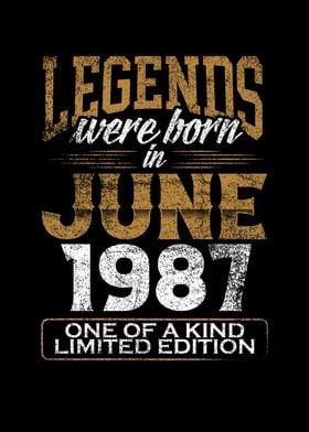 Legends born in 1987