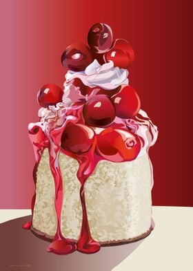 Cherry cake 