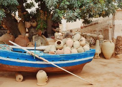 Boat in Pottery workshop