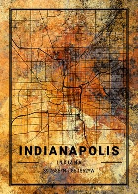 Indianapolis Indiana Map