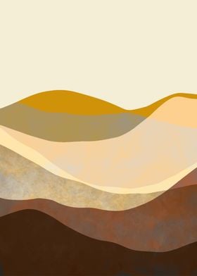 Abstract mountain