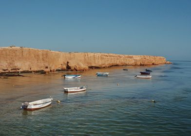 Boats on the sea