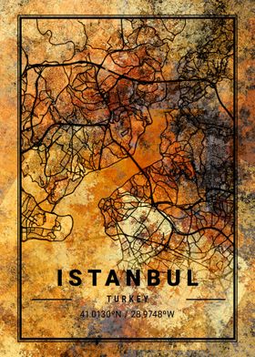 Istanbul Turkey Map