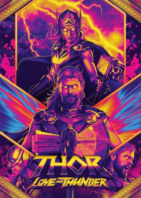 Thor movie poster' Poster by Marvel | Displate