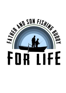 Father And Son Fishing