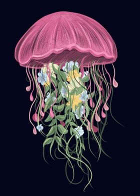 Jellyfish and Flowers