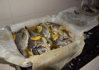 Sea bream and lemons 2