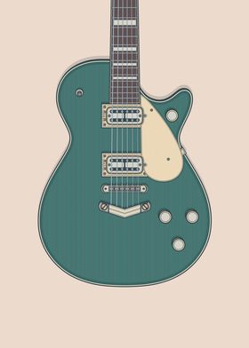 Cadillac Green Jet Guitar