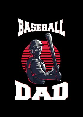 Fathers Day Baseball Dad