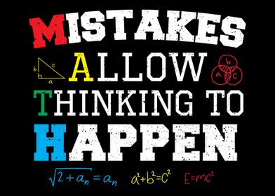 Mistakes Allow Thinking To