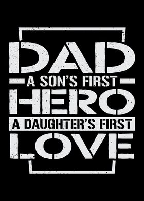 Dad Sons First Hero