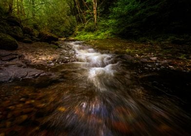 A cascade on Afon Pyrddin