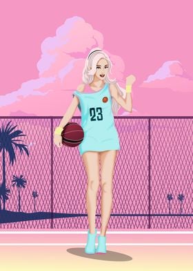 y2k basketball girl