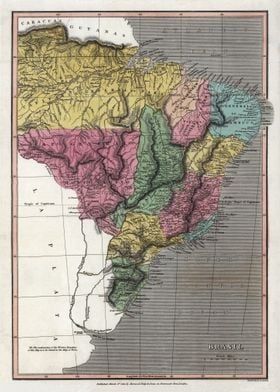 old brazil map