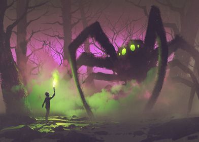 The big spider