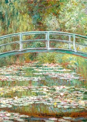 Monet Bridge Water Lilies