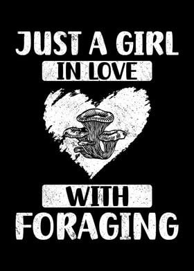 Girl In Love With Foraging