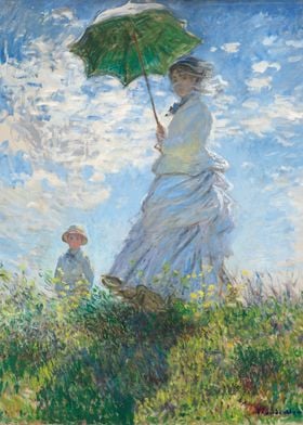Monet Woman Parasol