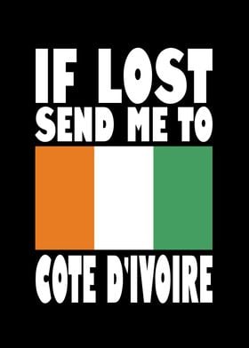 Cote Dvoire Flag Saying