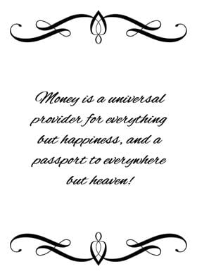 Money Happiness Heaven