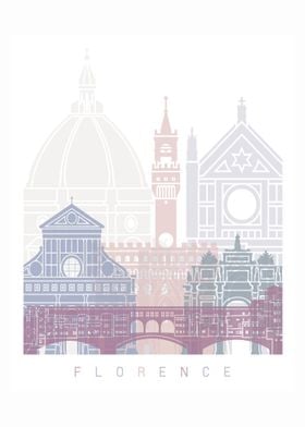 FLORENCE SKYLINE POSTER 