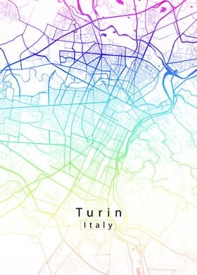 Turin City Map