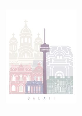 GALATI SKYLINE POSTER 